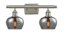  516-2W-SN-G93 - Fenton - 2 Light - 17 inch - Brushed Satin Nickel - Bath Vanity Light