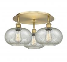  516-3C-BB-G249 - Gorham - 3 Light - 21 inch - Brushed Brass - Flush Mount