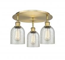 Innovations Lighting 516-3C-BB-G259 - Caledonia - 3 Light - 17 inch - Brushed Brass - Flush Mount