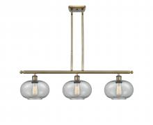  516-3I-AB-G247-LED - Gorham - 3 Light - 36 inch - Antique Brass - Cord hung - Island Light