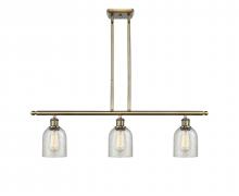  516-3I-AB-G259 - Caledonia - 3 Light - 36 inch - Antique Brass - Cord hung - Island Light