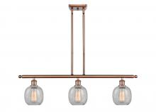  516-3I-AC-G105-LED - Belfast - 3 Light - 36 inch - Antique Copper - Cord hung - Island Light