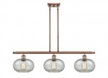  516-3I-AC-G249-LED - Gorham - 3 Light - 36 inch - Antique Copper - Cord hung - Island Light