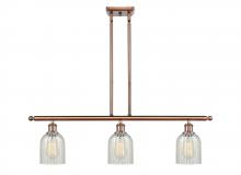  516-3I-AC-G2511 - Caledonia - 3 Light - 36 inch - Antique Copper - Cord hung - Island Light