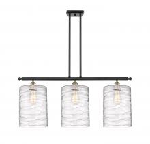  516-3I-BAB-G1113-L - Cobbleskill - 3 Light - 36 inch - Black Antique Brass - Cord hung - Island Light