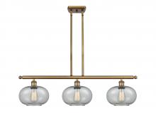  516-3I-BB-G247-LED - Gorham - 3 Light - 36 inch - Brushed Brass - Cord hung - Island Light