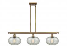  516-3I-BB-G249-LED - Gorham - 3 Light - 36 inch - Brushed Brass - Cord hung - Island Light