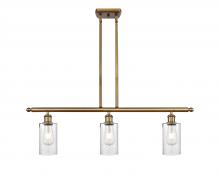  516-3I-BB-G804 - Clymer - 3 Light - 36 inch - Brushed Brass - Cord hung - Island Light