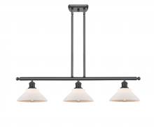  516-3I-BK-G131 - Orwell - 3 Light - 36 inch - Matte Black - Cord hung - Island Light