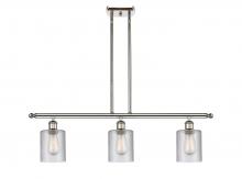  516-3I-PN-G112 - Cobbleskill - 3 Light - 36 inch - Polished Nickel - Cord hung - Island Light