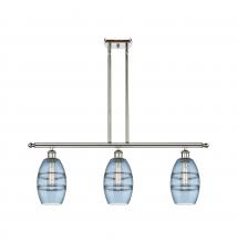  516-3I-PN-G557-6BL - Vaz - 3 Light - 36 inch - Polished Nickel - Cord hung - Island Light