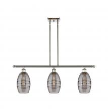  516-3I-PN-G557-6SM - Vaz - 3 Light - 36 inch - Polished Nickel - Cord hung - Island Light