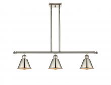  516-3I-PN-M8-LED - Smithfield - 3 Light - 36 inch - Polished Nickel - Cord hung - Island Light