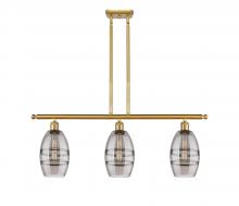  516-3I-SG-G557-6SM - Vaz - 3 Light - 36 inch - Satin Gold - Cord hung - Island Light