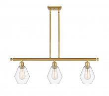  516-3I-SG-G652-6-LED - Cindyrella - 3 Light - 36 inch - Satin Gold - Cord hung - Island Light