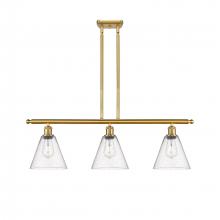  516-3I-SG-GBC-84-LED - Berkshire - 3 Light - 36 inch - Satin Gold - Cord hung - Island Light