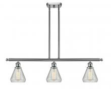  516-3I-SN-G275-LED - Conesus - 3 Light - 36 inch - Brushed Satin Nickel - Cord hung - Island Light