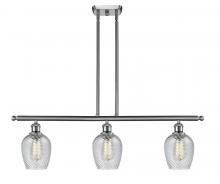  516-3I-SN-G292-LED - Salina - 3 Light - 36 inch - Brushed Satin Nickel - Cord hung - Island Light