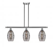  516-3I-SN-G557-6SM - Vaz - 3 Light - 36 inch - Brushed Satin Nickel - Cord hung - Island Light