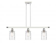  516-3I-WPC-G352-LED - Candor - 3 Light - 36 inch - White Polished Chrome - Cord hung - Island Light