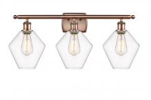  516-3W-AC-G652-8 - Cindyrella - 3 Light - 28 inch - Antique Copper - Bath Vanity Light