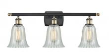  516-3W-BAB-G2811-LED - Hanover - 3 Light - 26 inch - Black Antique Brass - Bath Vanity Light