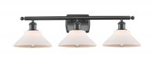  516-3W-BK-G131-LED - Orwell - 3 Light - 28 inch - Matte Black - Bath Vanity Light