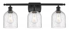  516-3W-BK-G558-6SDY - Bella - 3 Light - 26 inch - Matte Black - Bath Vanity Light