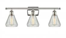  516-3W-PN-G275-LED - Conesus - 3 Light - 26 inch - Polished Nickel - Bath Vanity Light