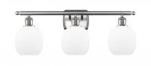  516-3W-SN-G101-LED - Belfast - 3 Light - 26 inch - Brushed Satin Nickel - Bath Vanity Light