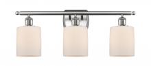  516-3W-SN-G111-LED - Cobbleskill - 3 Light - 25 inch - Brushed Satin Nickel - Bath Vanity Light