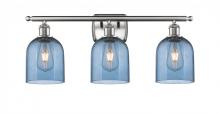  516-3W-SN-G558-6BL - Bella - 3 Light - 26 inch - Brushed Satin Nickel - Bath Vanity Light