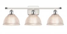  516-3W-WPC-G422-LED - Arietta - 3 Light - 28 inch - White Polished Chrome - Bath Vanity Light