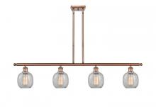  516-4I-AC-G105 - Belfast - 4 Light - 48 inch - Antique Copper - Cord hung - Island Light