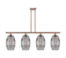  516-4I-AC-G557-8SM - Vaz - 4 Light - 48 inch - Antique Copper - Cord hung - Island Light