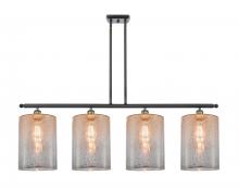  516-4I-BAB-G116-L - Cobbleskill - 4 Light - 48 inch - Black Antique Brass - Cord hung - Island Light