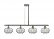  516-4I-BAB-G247-LED - Gorham - 4 Light - 48 inch - Black Antique Brass - Cord hung - Island Light