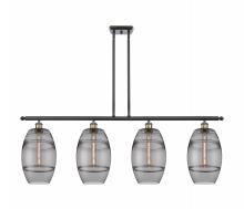  516-4I-BAB-G557-8SM - Vaz - 4 Light - 48 inch - Black Antique Brass - Cord hung - Island Light