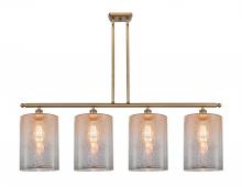  516-4I-BB-G116-L - Cobbleskill - 4 Light - 48 inch - Brushed Brass - Cord hung - Island Light