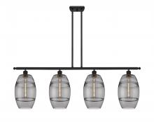  516-4I-BK-G557-8SM - Vaz - 4 Light - 48 inch - Matte Black - Cord hung - Island Light