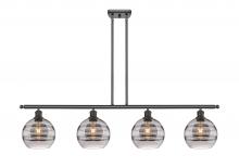  516-4I-OB-G556-8SM - Rochester - 4 Light - 48 inch - Oil Rubbed Bronze - Cord hung - Island Light