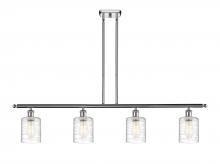  516-4I-PC-G1113 - Cobbleskill - 4 Light - 48 inch - Polished Chrome - Cord hung - Island Light