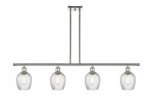  516-4I-PN-G292-LED - Salina - 4 Light - 48 inch - Polished Nickel - Cord hung - Island Light