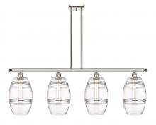  516-4I-PN-G557-8CL - Vaz - 4 Light - 48 inch - Polished Nickel - Cord hung - Island Light