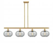  516-4I-SG-G247-LED - Gorham - 4 Light - 48 inch - Satin Gold - Cord hung - Island Light