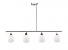  516-4I-SN-G81-LED - Eaton - 4 Light - 48 inch - Brushed Satin Nickel - Cord hung - Island Light