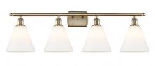  516-4W-AB-GBC-81-LED - Berkshire - 4 Light - 38 inch - Antique Brass - Bath Vanity Light