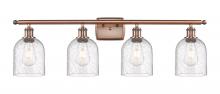  516-4W-AC-G558-6SDY - Bella - 4 Light - 36 inch - Antique Copper - Bath Vanity Light