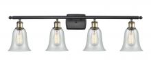  516-4W-BAB-G2812-LED - Hanover - 4 Light - 36 inch - Black Antique Brass - Bath Vanity Light