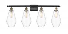  516-4W-BAB-G652-7 - Cindyrella - 4 Light - 37 inch - Black Antique Brass - Bath Vanity Light